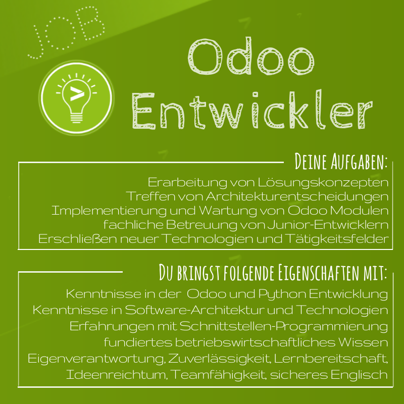 Odoo Entwickler Spezialist M W D In Magdeburg